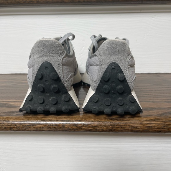 New Balance 327 Gray and White Women's Sneakers - Picture 2 of 5